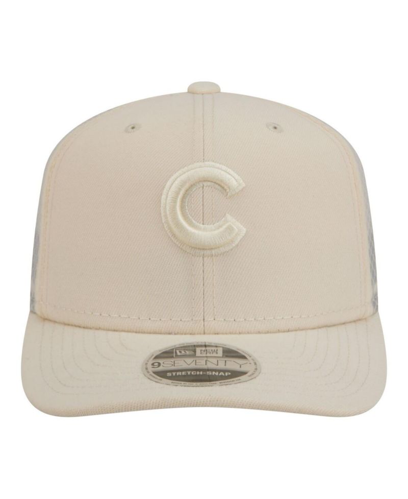 Men's Light Beige Chicago Cubs Color Pack 9SEVENTY Trucker Adjustable Hat
