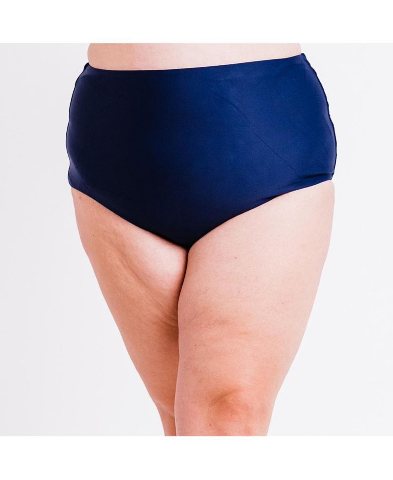 Plus Size High-Waisted Bikini Bottom