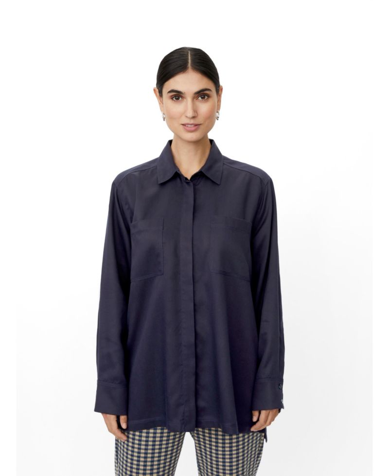 Women's Maitaliane Oversized Button-Up Long-Sleeve Shirt