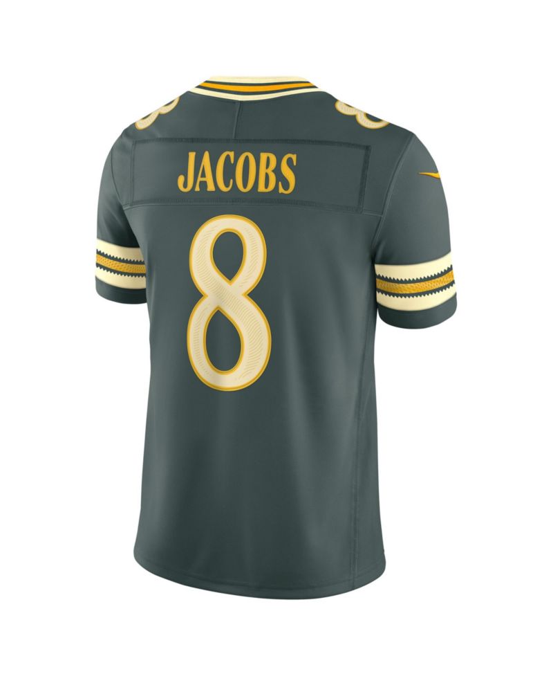 Men's Josh Jacobs Green Bay Packers 2026 Rivalries Collection Vapor F.U.S.E Stitched Limited Jersey