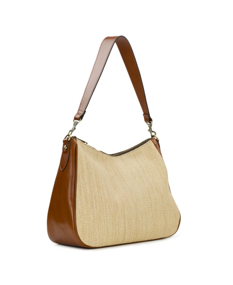 Athani Large Natural Weave Shoulder Bag