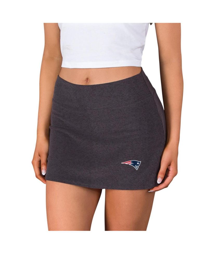 Women's Charcoal New England Patriots Centerline Knit Skort