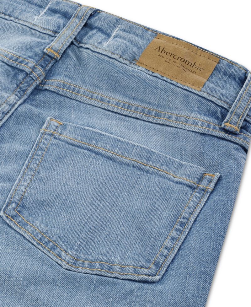 Girls' 5-16 Pearly High-Waisted Wide-Leg Jeans