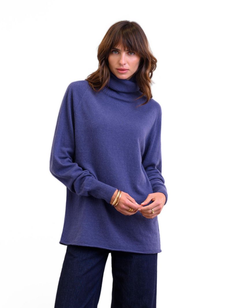 Women's Celtic and Co. Geelong Wool Slouch Turtleneck Sweater