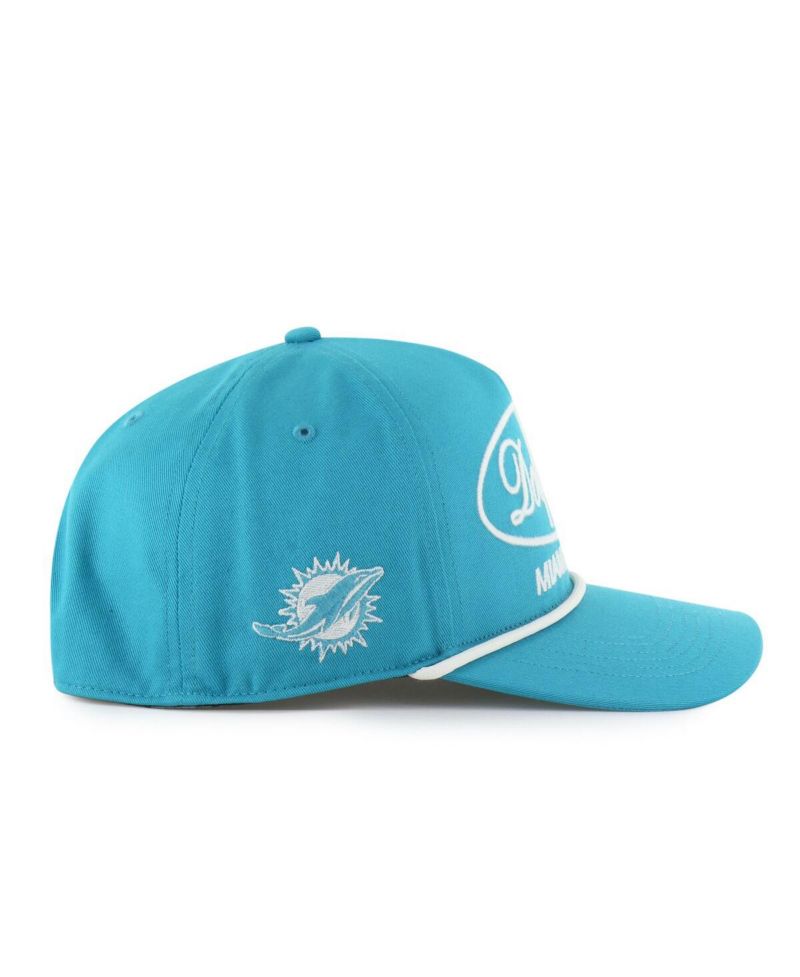 Men's Aqua Miami Dolphins Foundational Hitch Adjustable Hat