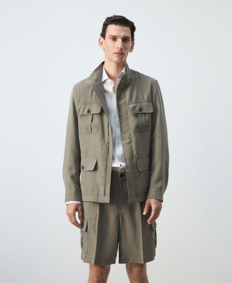 Men's Modal Pockets Jacket