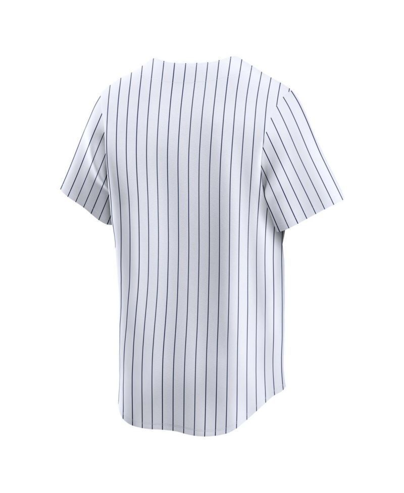 Men's White New York Yankees Throwback Cooperstown Collection Limited Jersey
