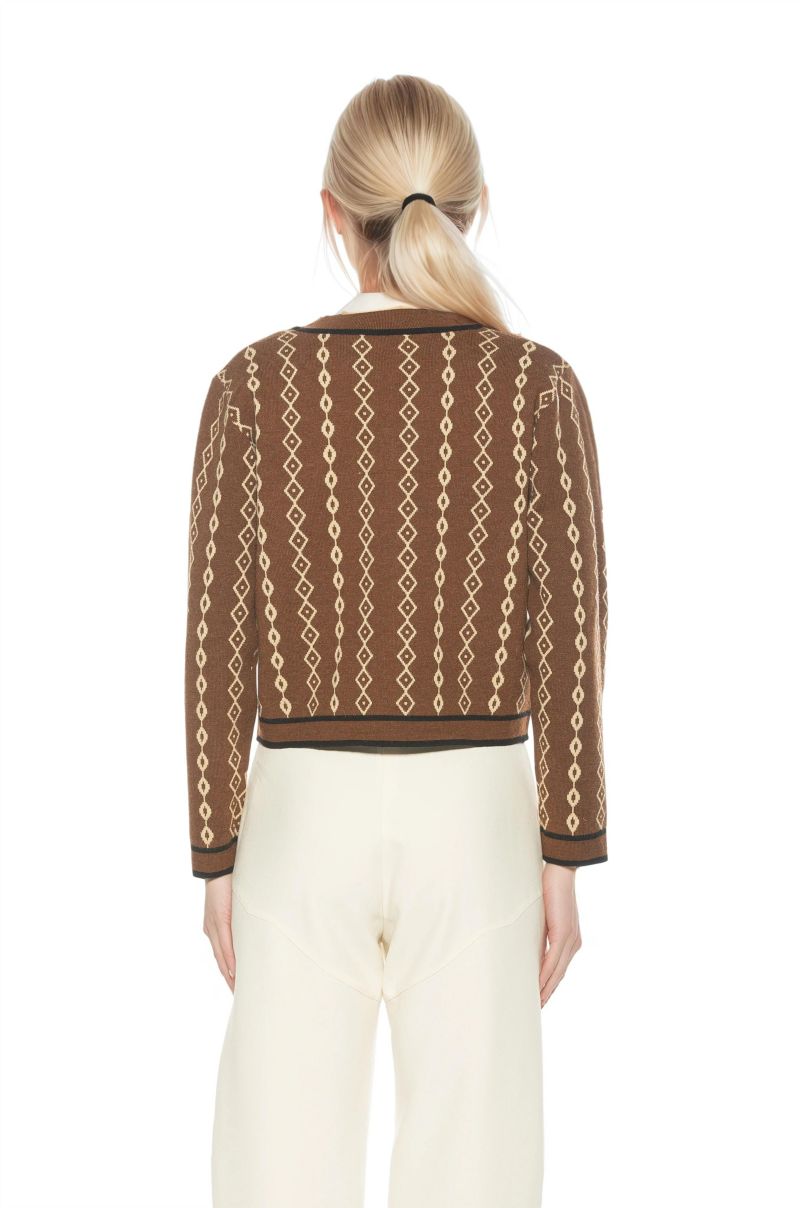 Women's Briar Collegiate Contrast Trim Cardigan