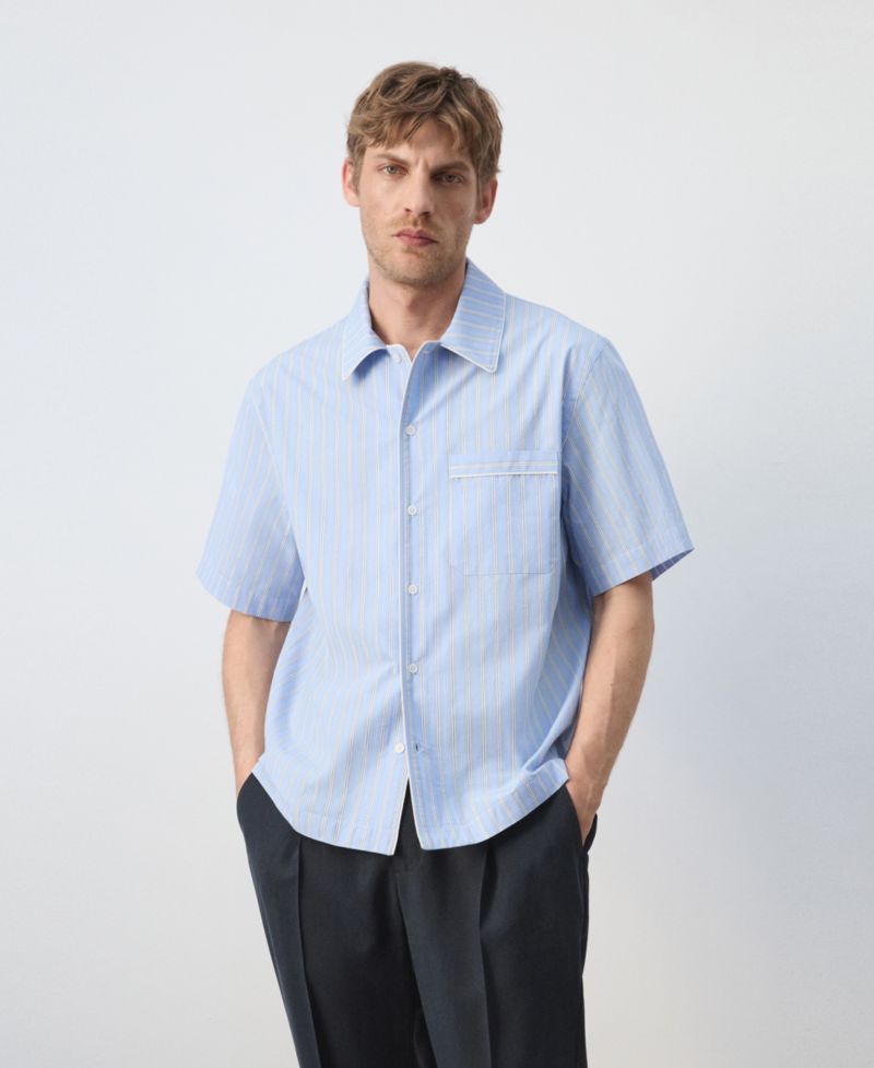 Men's Cotton Striped Shirt