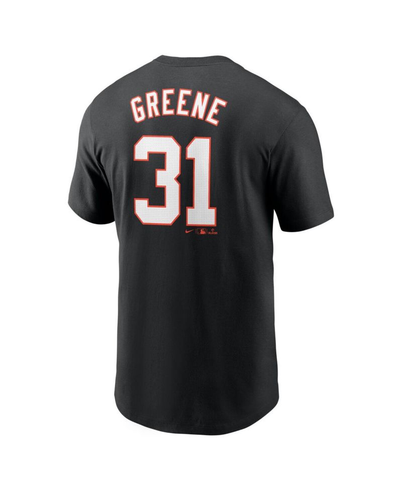 Men's Riley Greene Black Detroit Tigers Fuse Name & Number T-Shirt