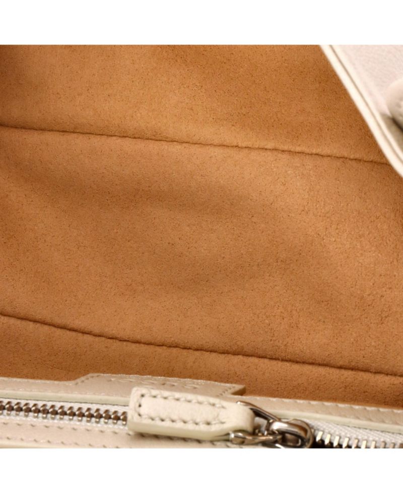 Small Monochrome Aphrodite Shoulder Bag Leather