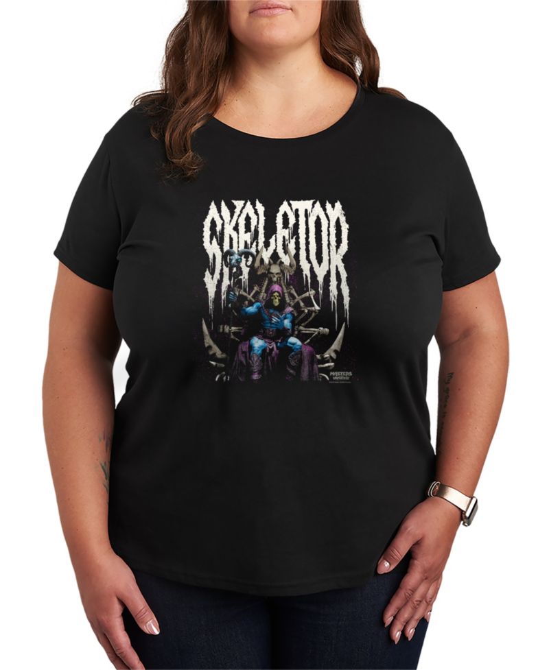 Plus Size Masters of the Universe Skeletor Throne Short-Sleeve Graphic T-Shirt