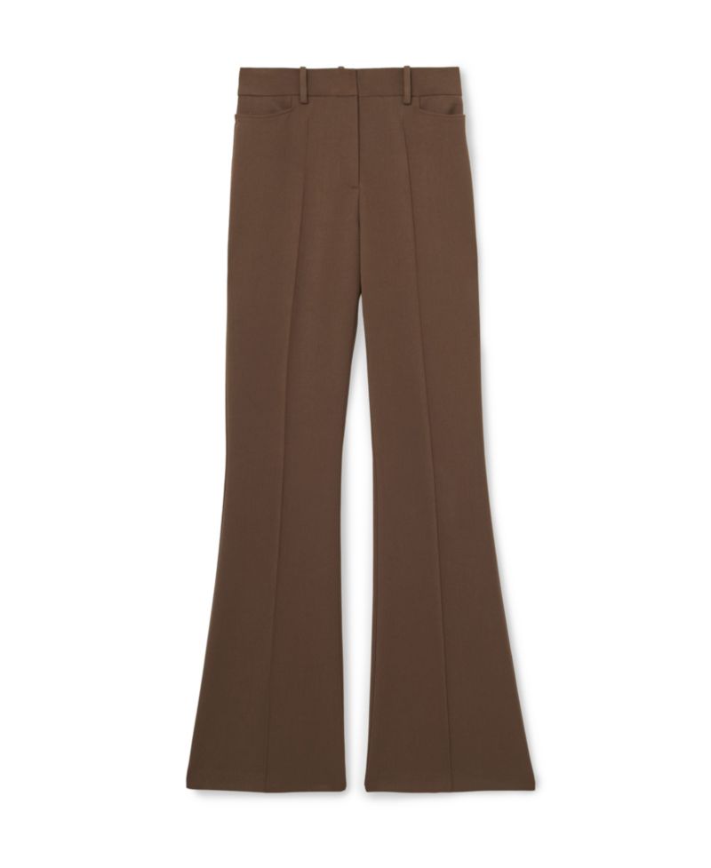 Petite Sakura High-Waisted Flared Patch-Pocket Jeans
