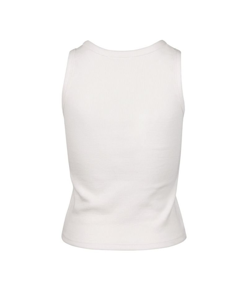 Women's Cream Philadelphia Phillies Floral Logo Ribbed Baby Tank Top
