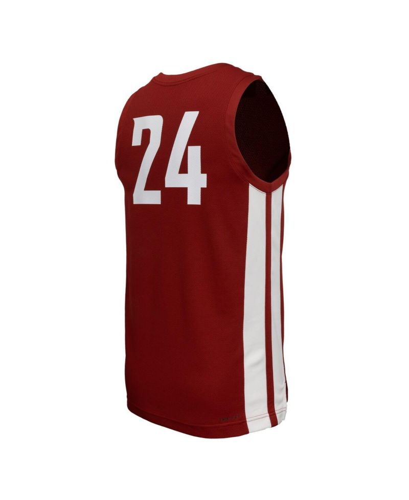Men's Crimson Washington State Cougars Replica Basketball Jersey