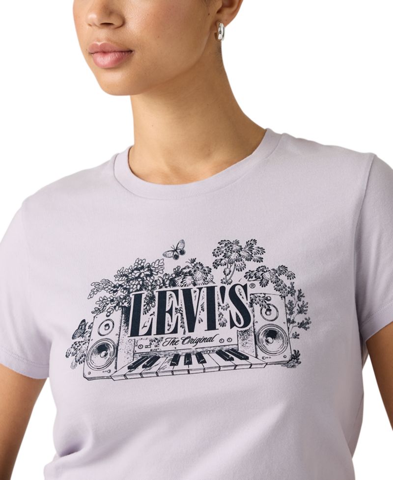 Women's Perfect Graphic Logo Cotton T-Shirt