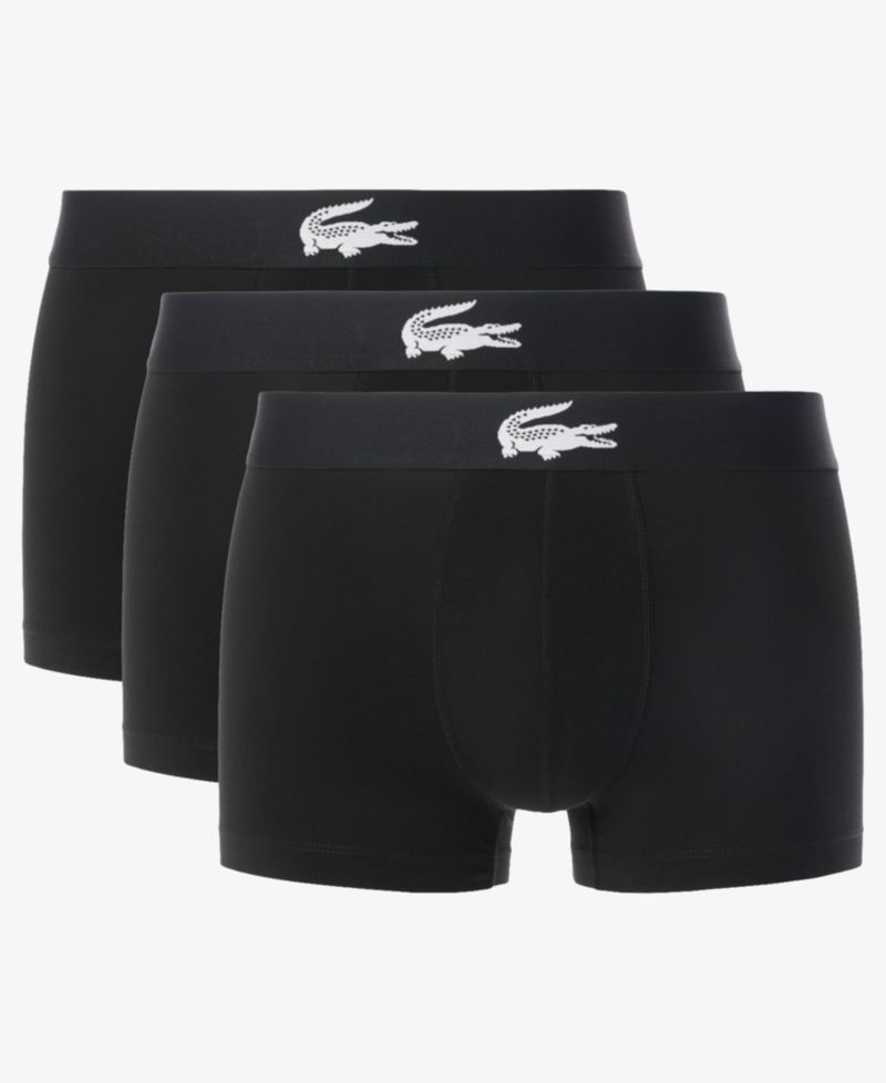 Men's Elastic Waistband Trunks, 3-Pack