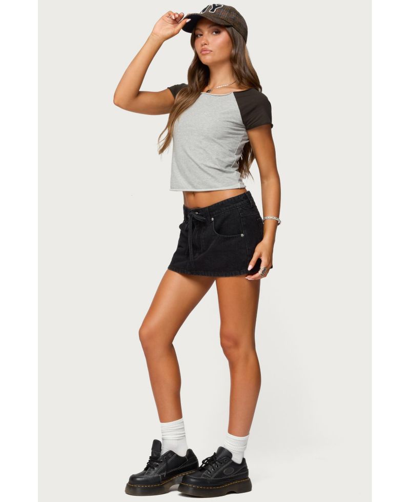 Women's Liva Contrast Raglan T Shirt