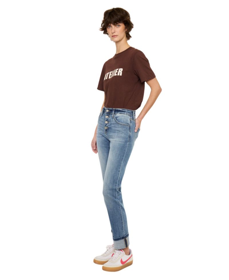 Women's Noelle Essentials High Rise Skinny Straight Jeans