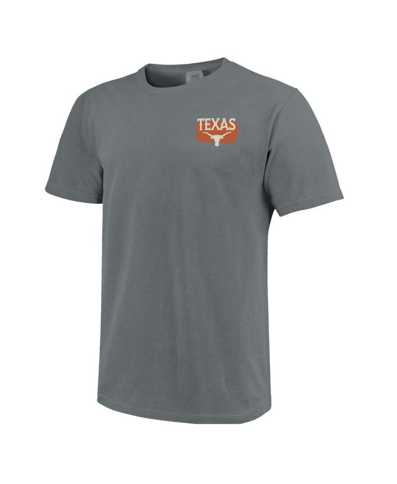 Men's and Women's Gray Texas Longhorns Hyper Local House Mascot Built T-Shirt