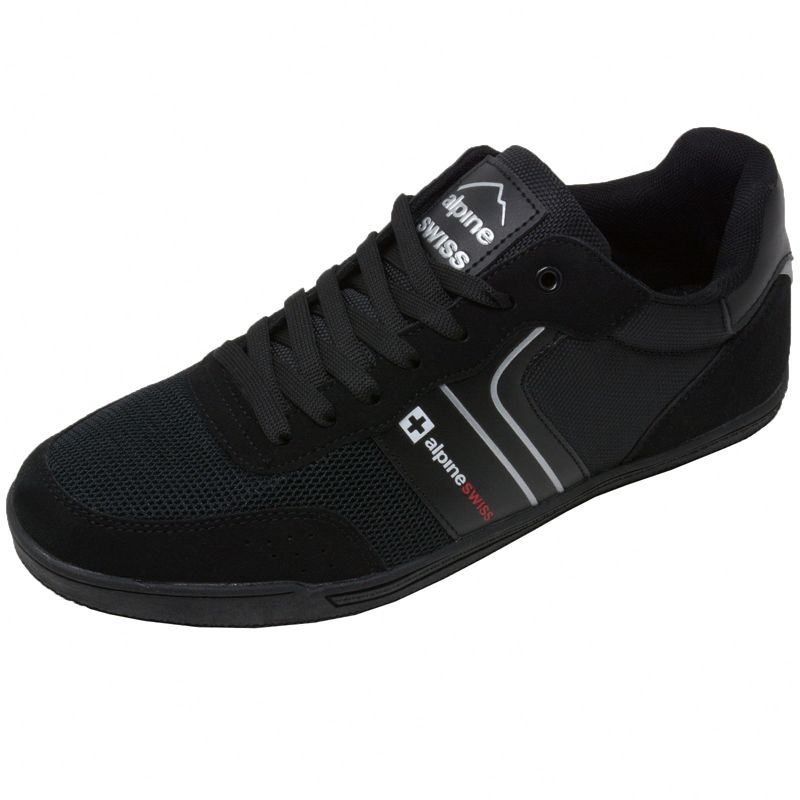 Men's Liam Fashion Sneakers Suede Trim Low Top Lace Up Tennis Shoes