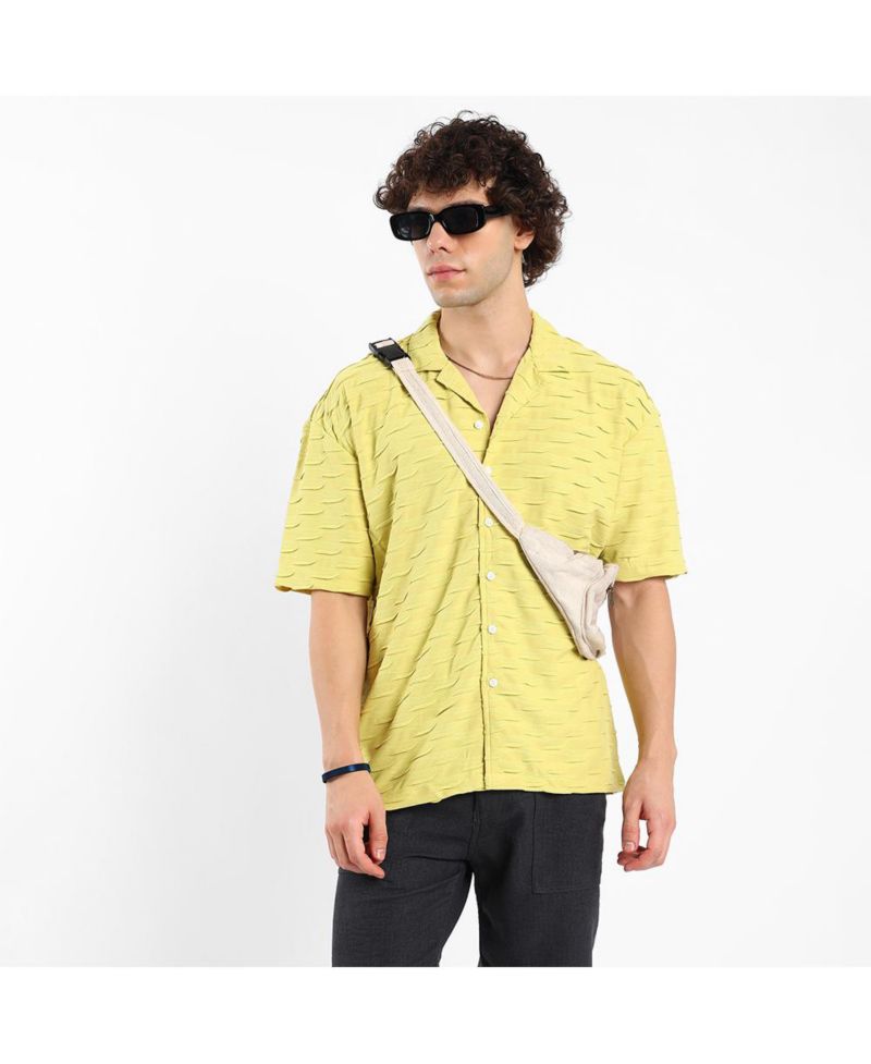 Men's Swish-Textured Shirt
