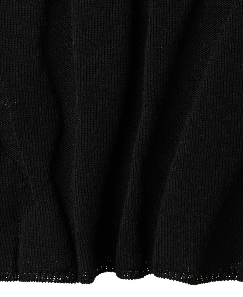 Women's Fitted Mock-Neck Long-Sleeve Cotton-Blend Sweater