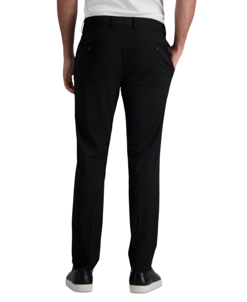 JMH Men's 4 Way Stretch Slim Fit Flat Front Suit Pant