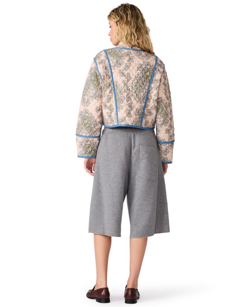Women's Adalynn Quilted Cropped Paisley Jacket