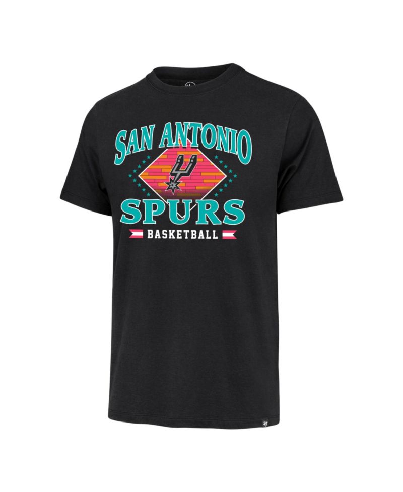Men's Black San Antonio Spurs Big & Tall Courtside Franklin T-Shirt
