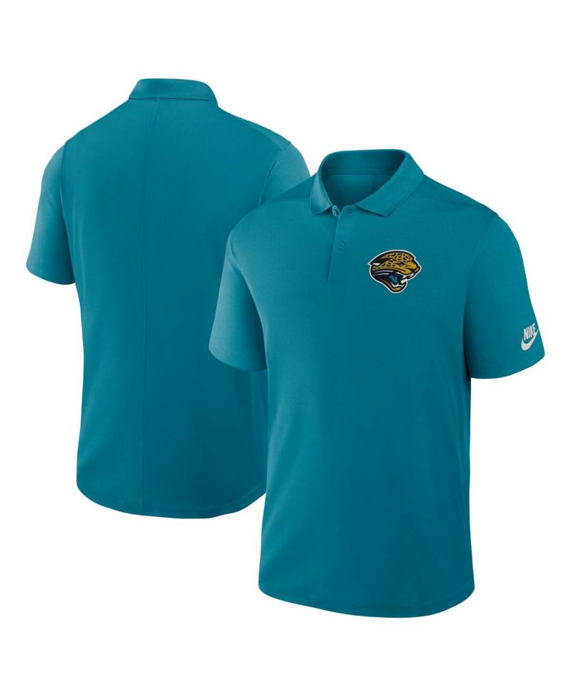 Men's Teal Jacksonville Jaguars Rewind Victory Performance Polo Shirt