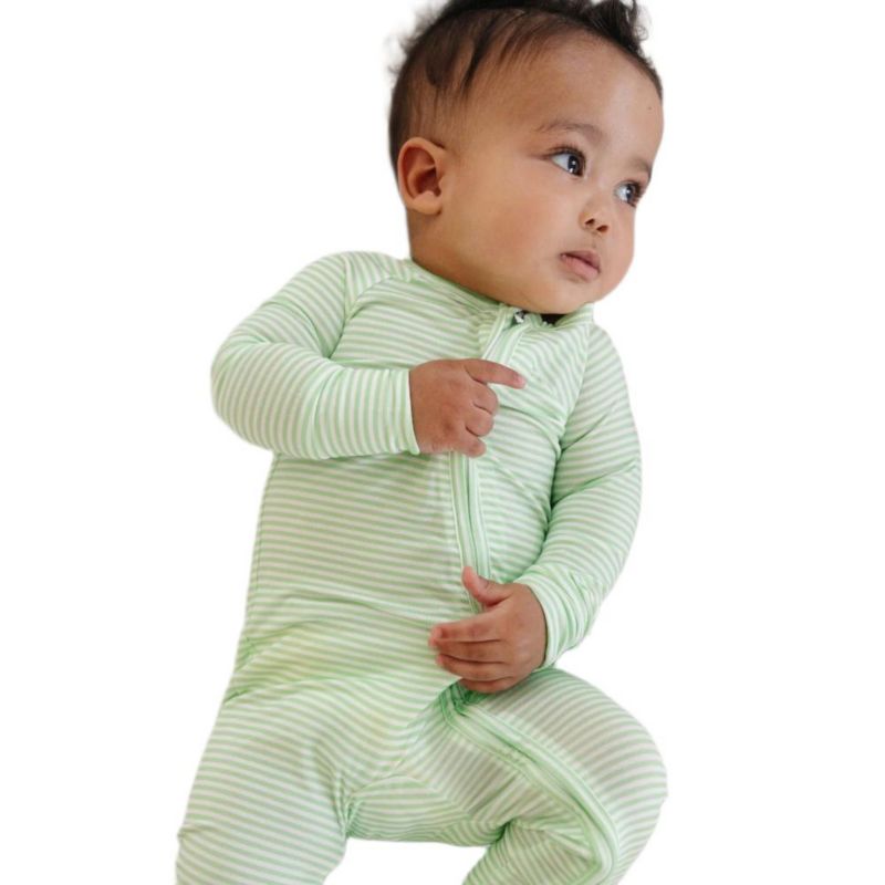 Boys Pear Stripe Bamboo Sleeper