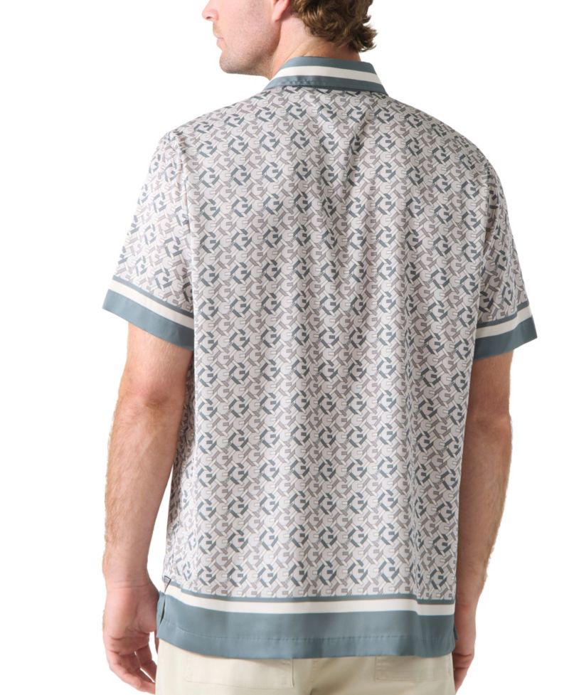 Men's Woven Logo Shirt
