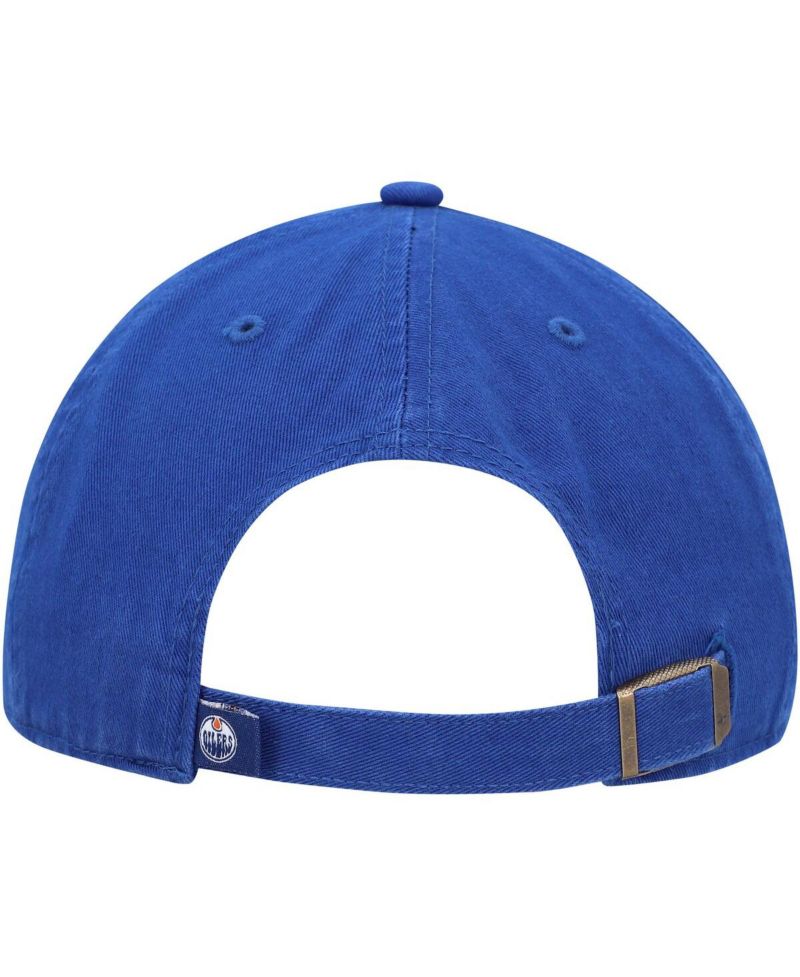 Men's Royal Edmonton Oilers Clean Up Adjustable Hat