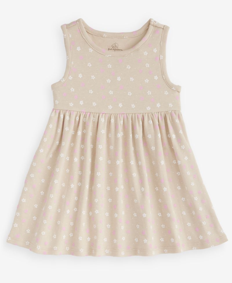 Baby Girls' 0M-24M Ditsy Floral-Print Dress