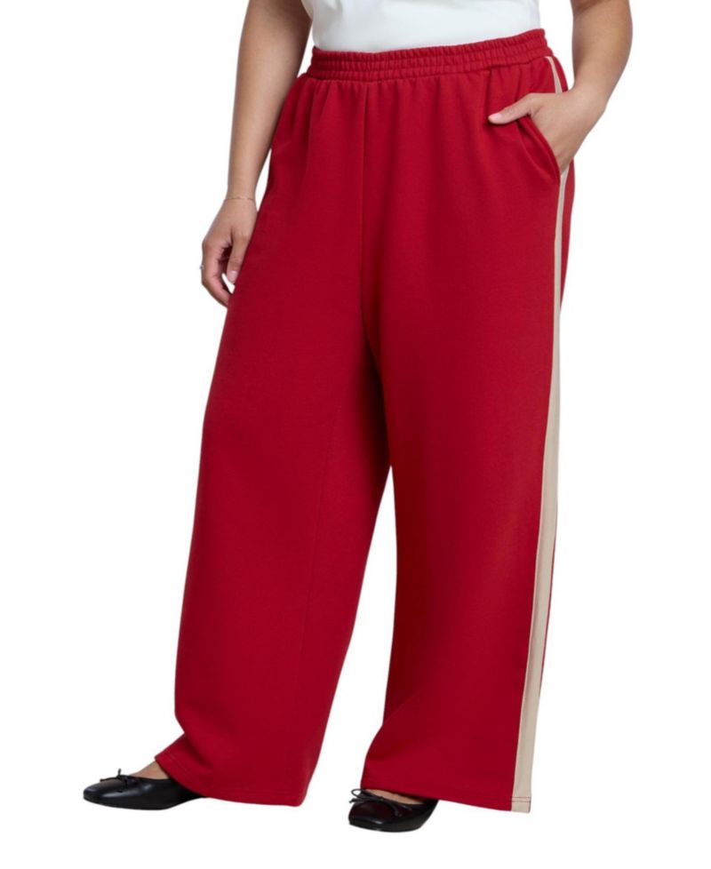 Women's Plus Size Stripe Detail Sweatpant