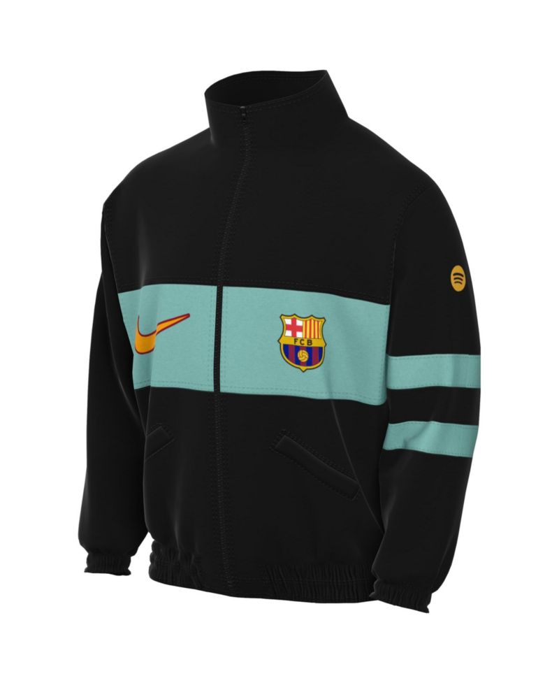 Men's Black Barcelona Third I96 Full-Zip Track jacket
