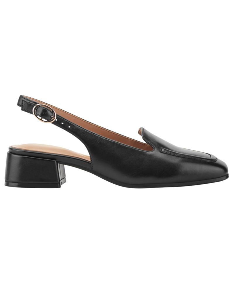 Women's Farida eFlex Leather Moc Toe Slingback Pumps