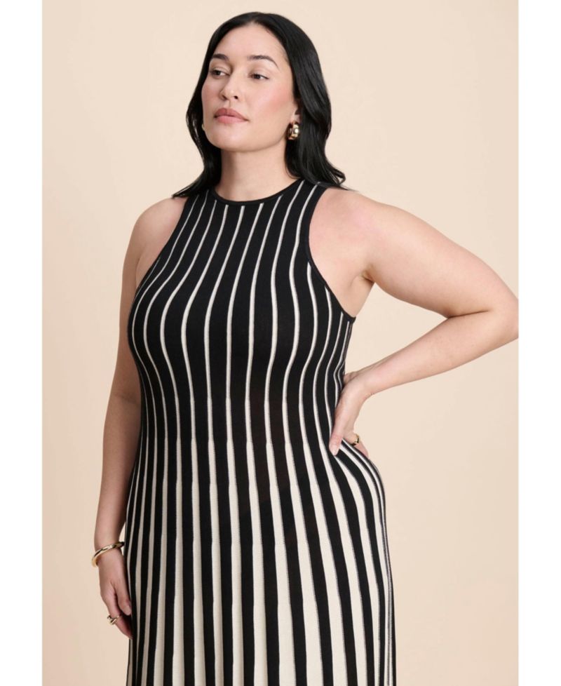 Women's Two Tone Sweater Dress