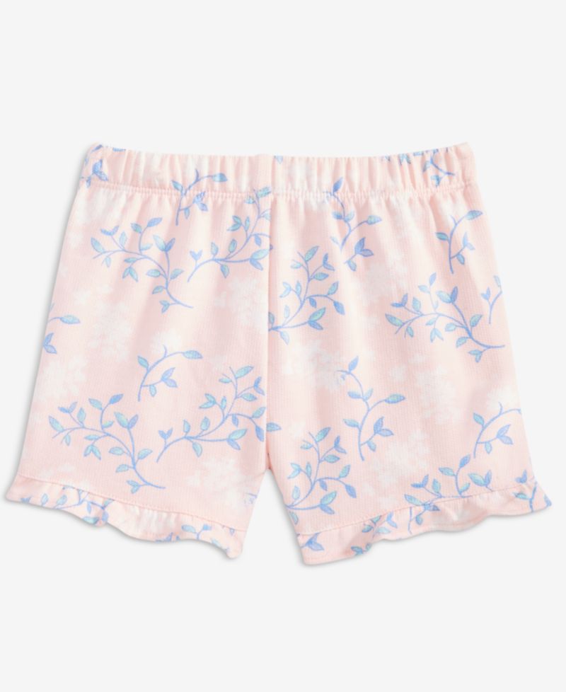 Baby Girls' 3M-24M Mix and Match French Terry Countryside Floral-Print Shorts