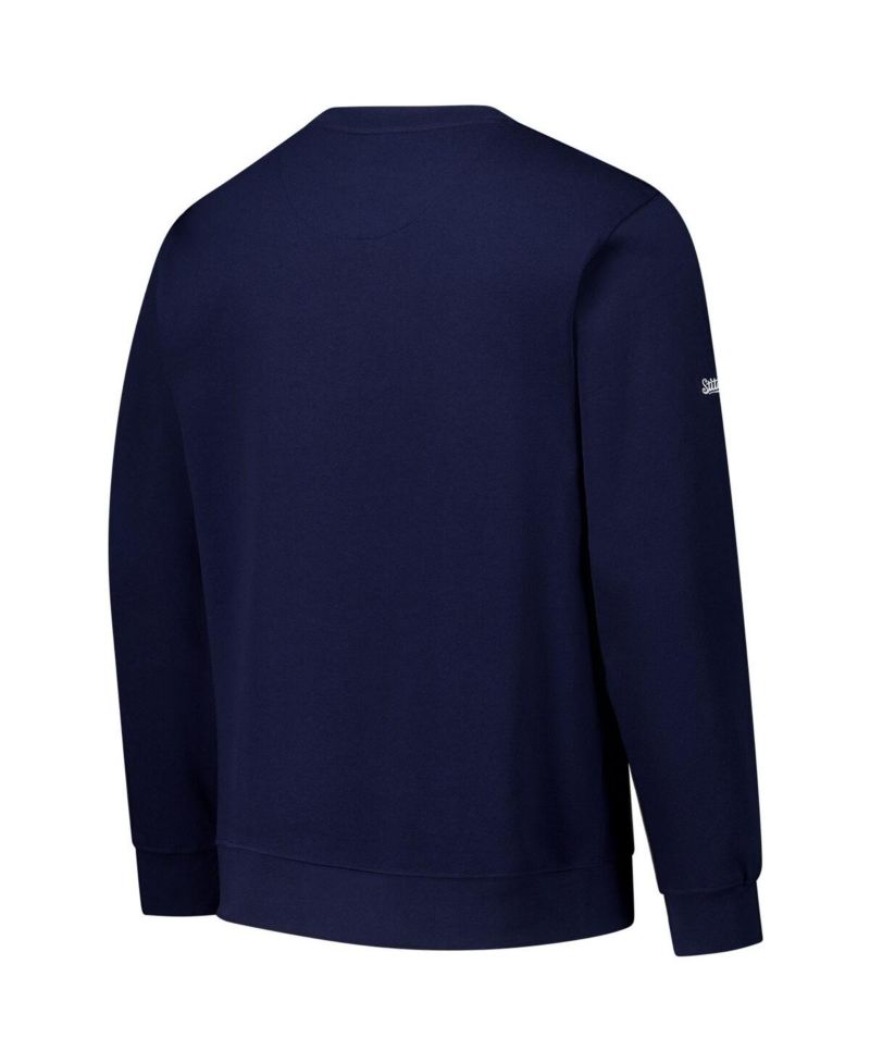 Men's Navy Minnesota Twins Lightweight Crew Sweatshirt