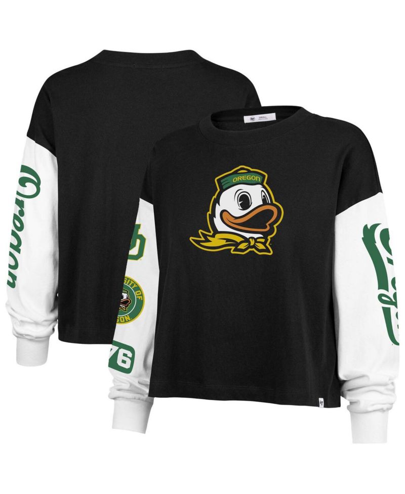 Women's Black Oregon Ducks Sydney Long Sleeve T-Shirt