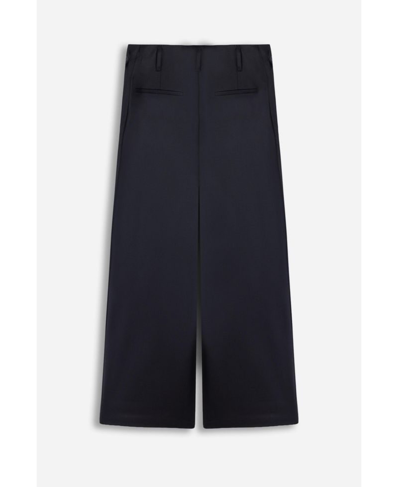 Women's Double Pleat Belted Trousers