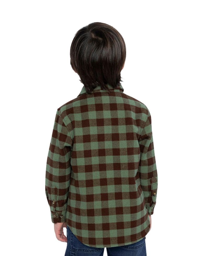 Boys' (6-12) Brushed Flannel Shirt