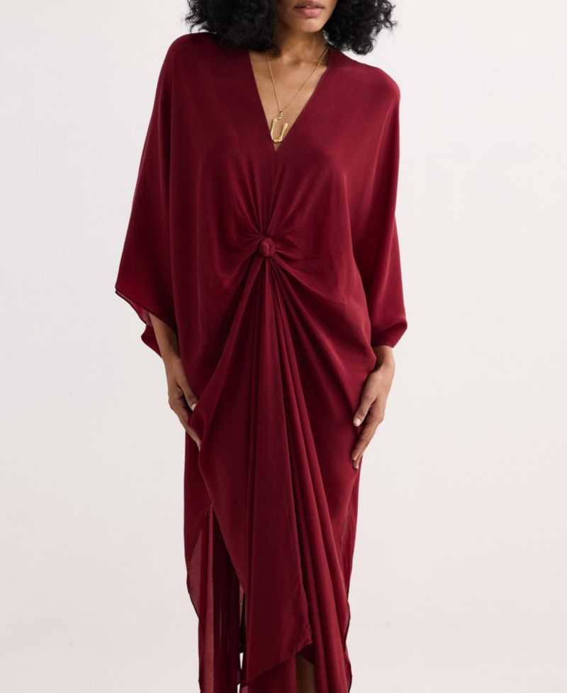 Women's Front twist Kaftan Dress