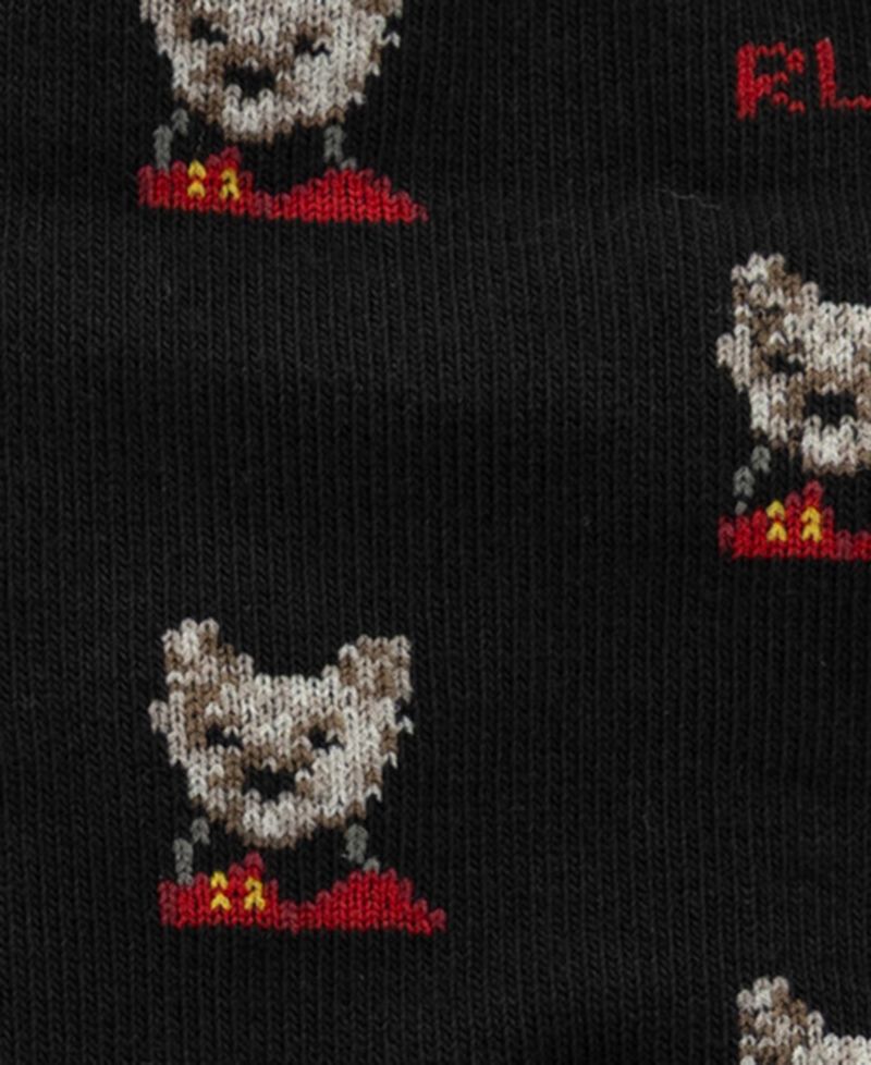 Girls' 4-11 Holiday Dog Crew Socks, 3-Pack