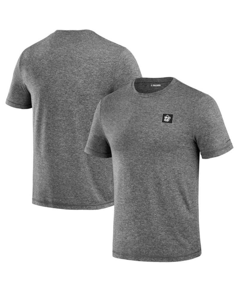 Men's Heather Black Georgia Bulldogs Four Down T-Shirt