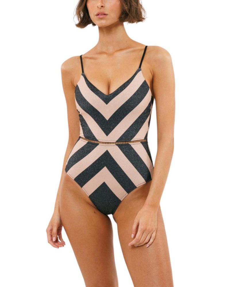 Women's Arava Stripes One Piece Swimsuit