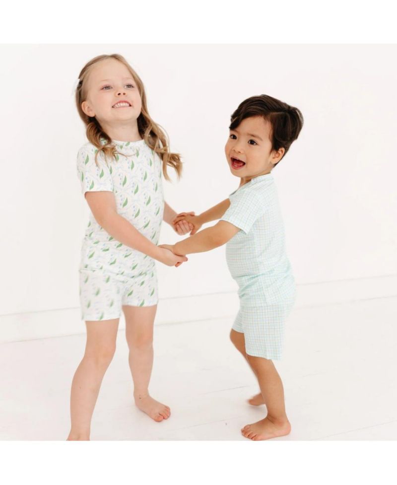 Baby grass Picnic Pajama Set