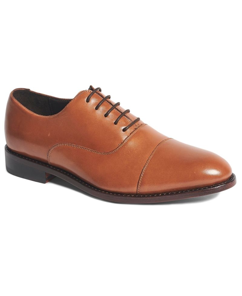 Men's Clinton Cap-Toe Leather Oxfords